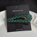 Vintage Polka Dots Hollow Acetate Hair Clip 8AS6HCP396L