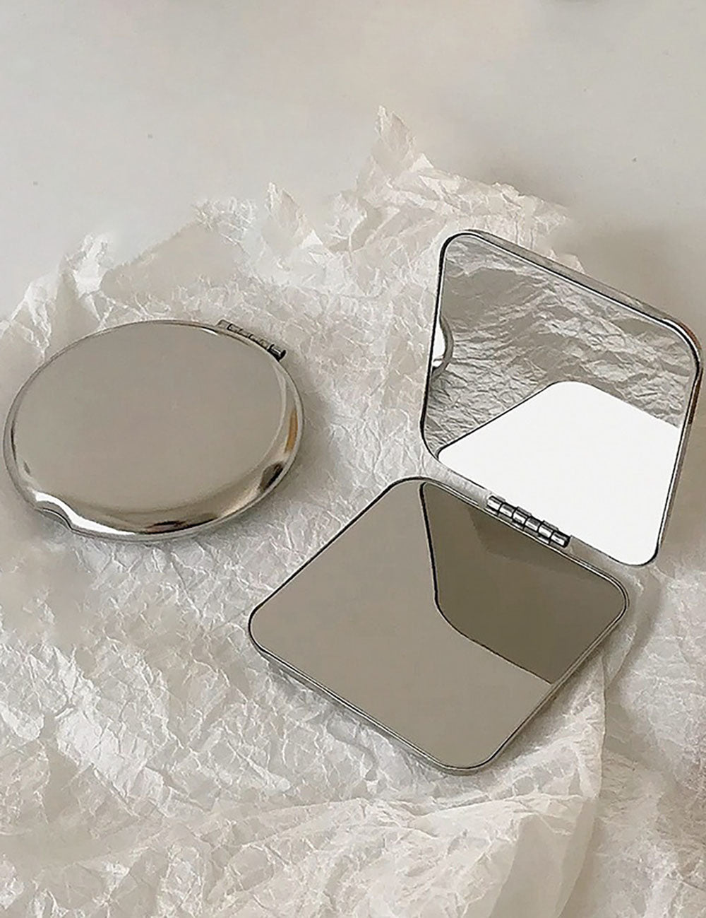 Dopamine Solid Color Square Fold Makeup Mirror MK2PPFN6CT5MR51