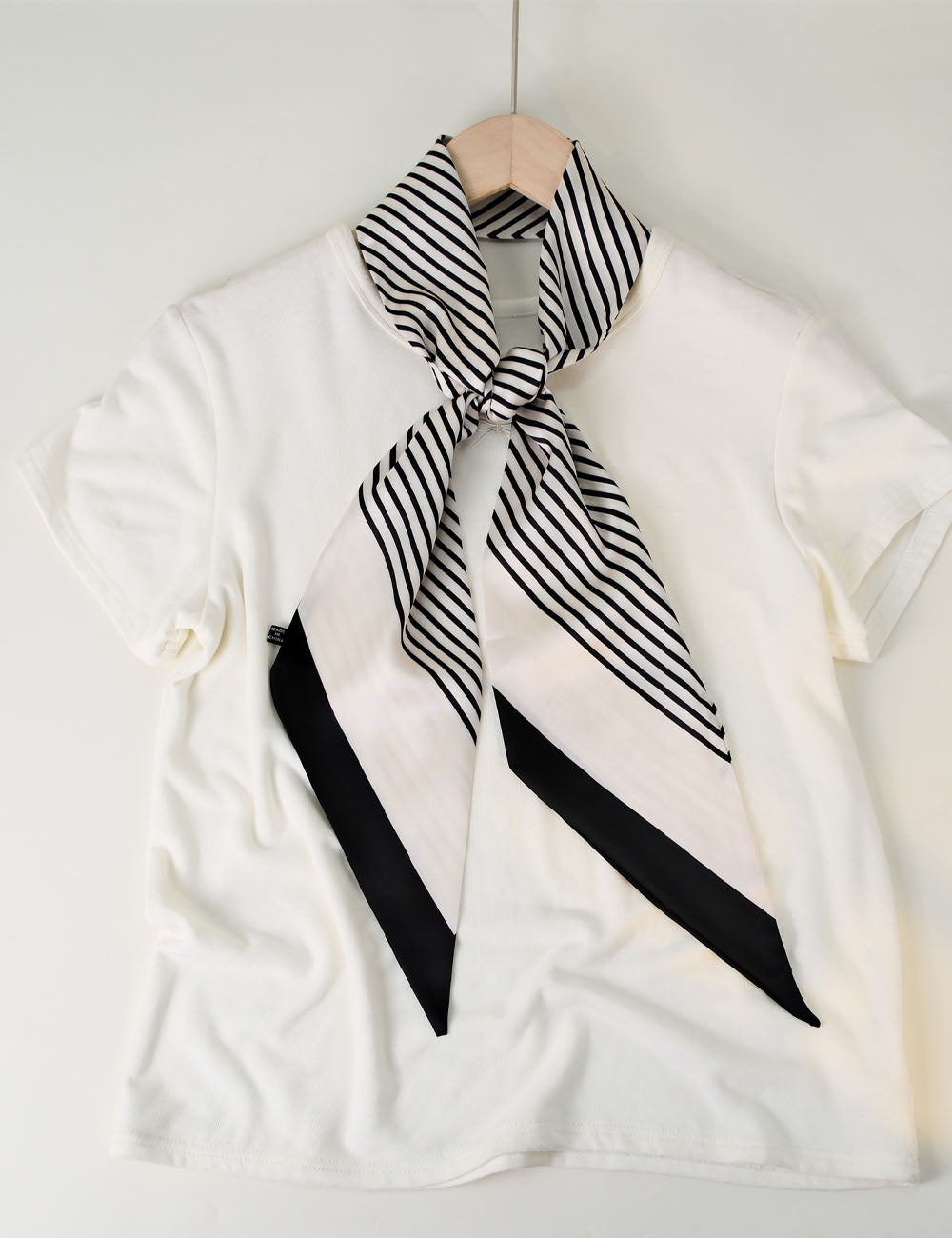 Striped Silk Scarf - DippedShop Wholesale - #5139