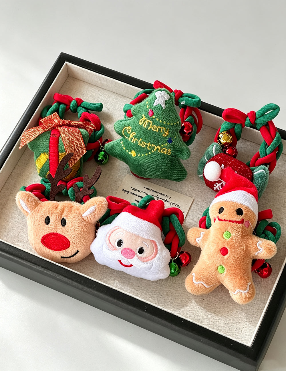 Sweet Cartoon Christmas Plush Doll Hair Scrunchie 6W6HSR439