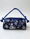 Elegant Floral Jacquard Color Block Handbag 6S10BBG1556