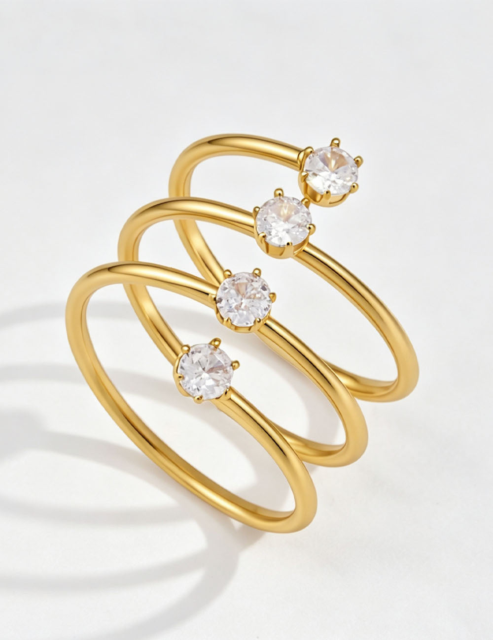 Open Rhinestone Wrap Ring - DippedShop Wholesale - #0963