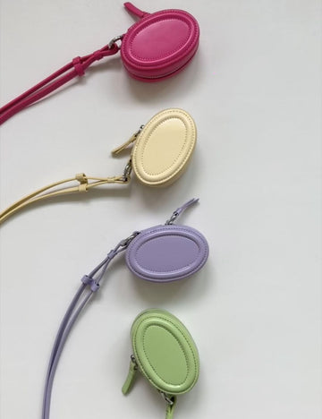 Simple Solid Coloe Oval Case Earbud Case 6S10BWB102