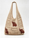 Casual Hollow Out Elephant Print Handbag 6W10BBG1773