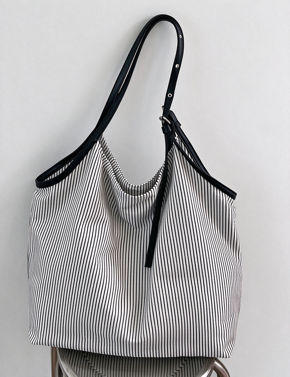 Contrast Striped Shoulder Bag - DippedShop Wholesale - #6211