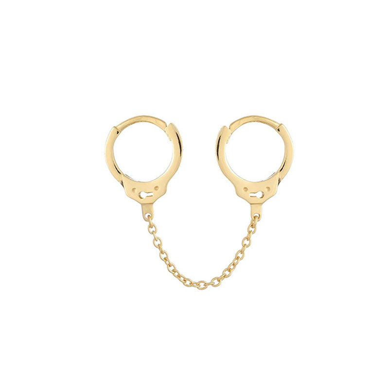 Handcuff Hoop Earrings - DippedShop Wholesale - #3987