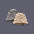Slouchy Warm Cable Knit Bucket Hat 6W6HAT802