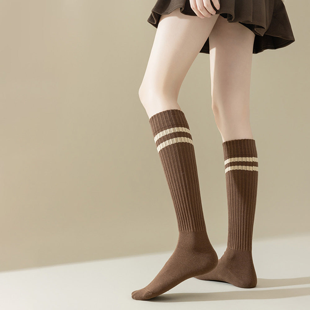 Striped Knee High Socks - DippedShop Wholesale - #7843