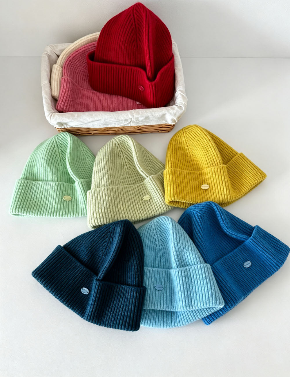 Ribbed Knit Beanie - DippedShop Wholesale - #3187