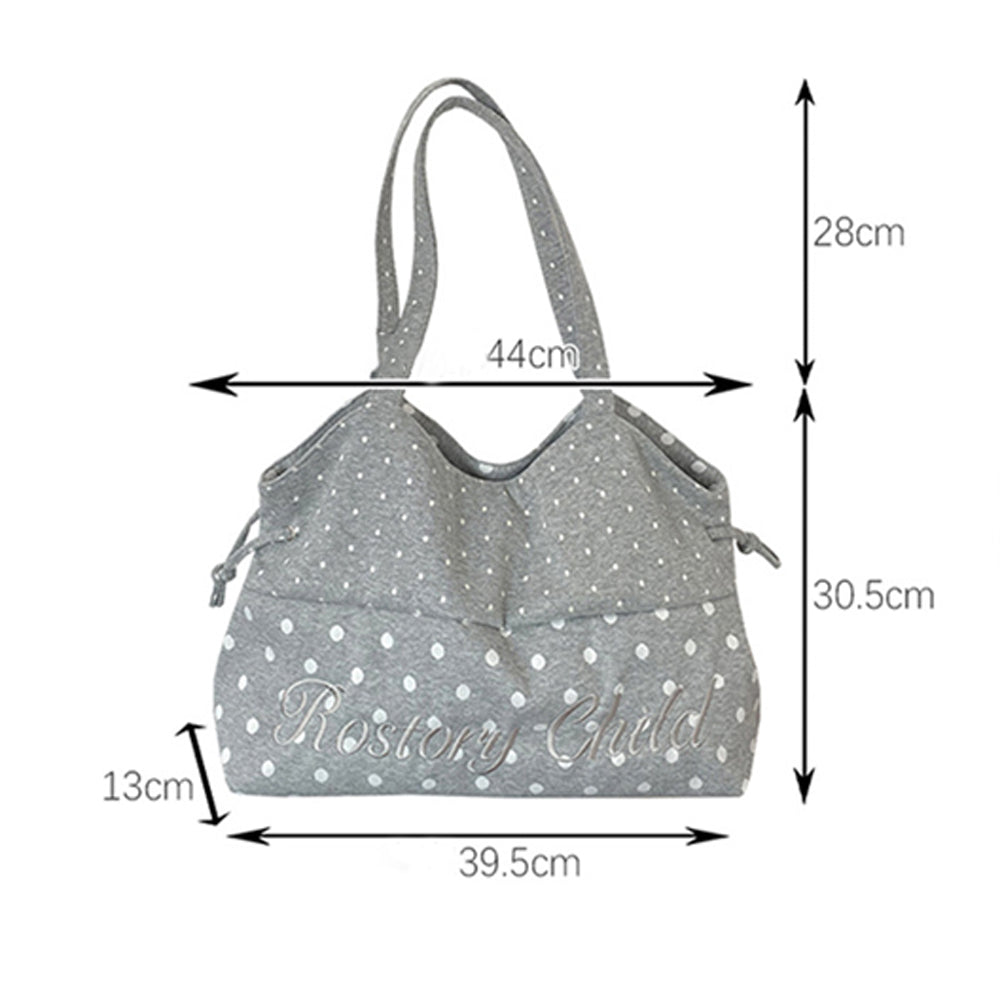 Letter Embroidery Drawstring Tote Bag - DippedShop Wholesale - #7043