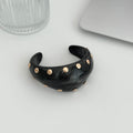 Vintage Metal Rivet Wide Open Bracelets 6W6JBR620