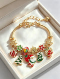 Santa Sock Pendant Bracelet - DippedShop Wholesale - #3123