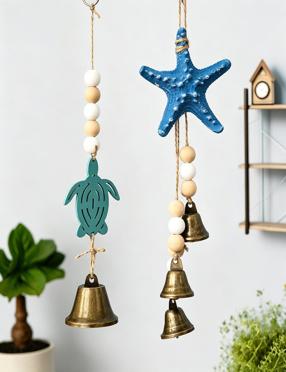 Starfish Wind Chime Ornament - DippedShop Wholesale - #7795