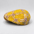 Plaid Fluffy Beret Hat - DippedShop Wholesale - #3859