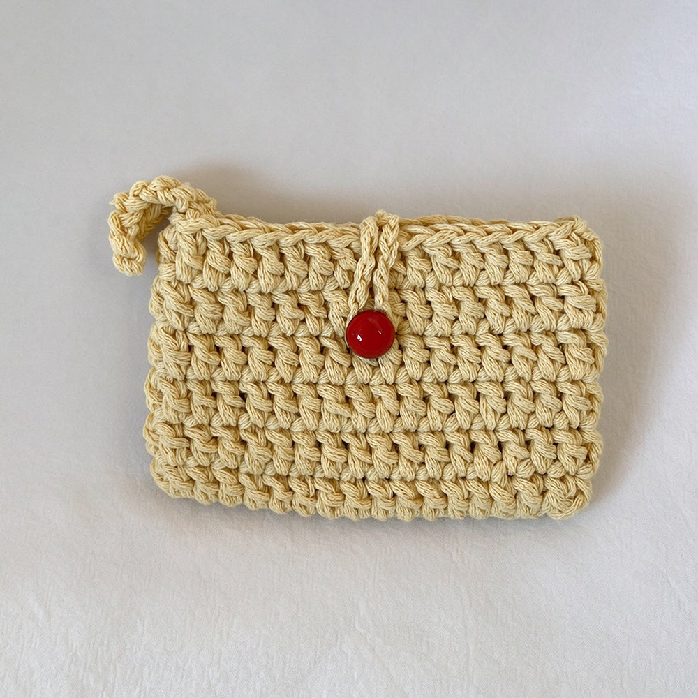 Crochet Mini Coin Purse - DippedShop Wholesale - #6355