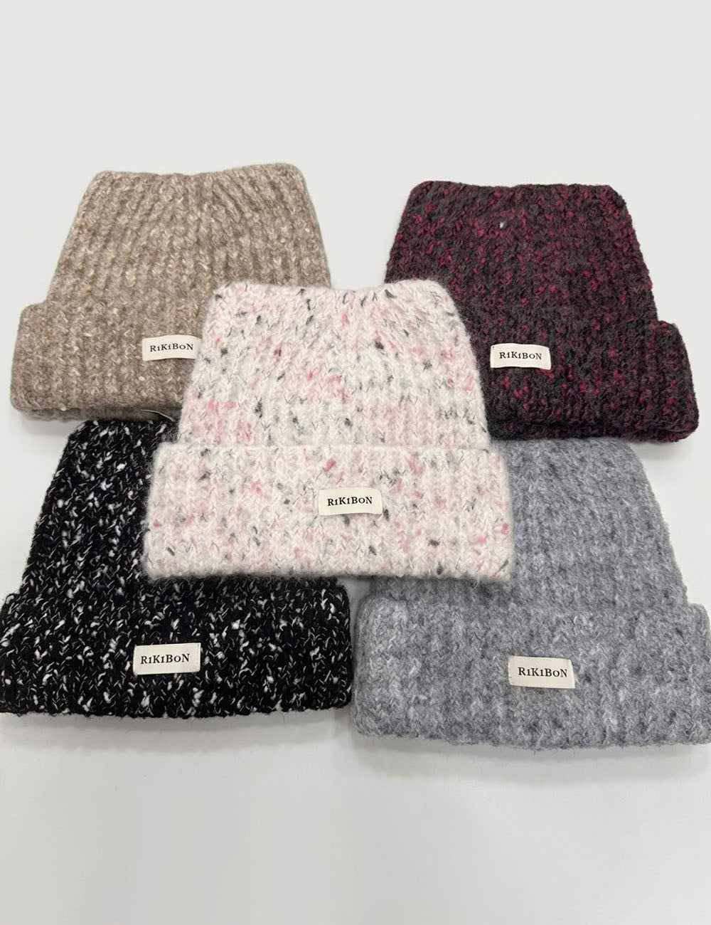 Sweet Cat Ear Color Contrast Knit Beanie 6W6HAT715