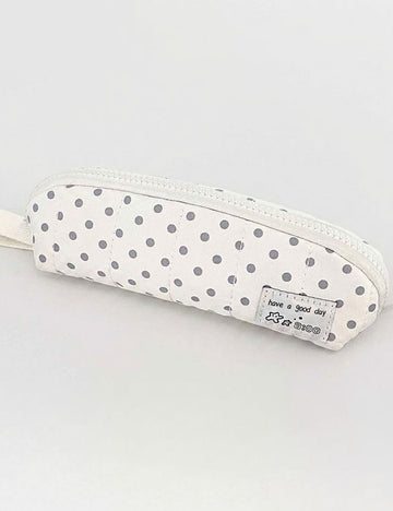 Cute Polka Dots Color Block Pencil Case 6S10BOB1053