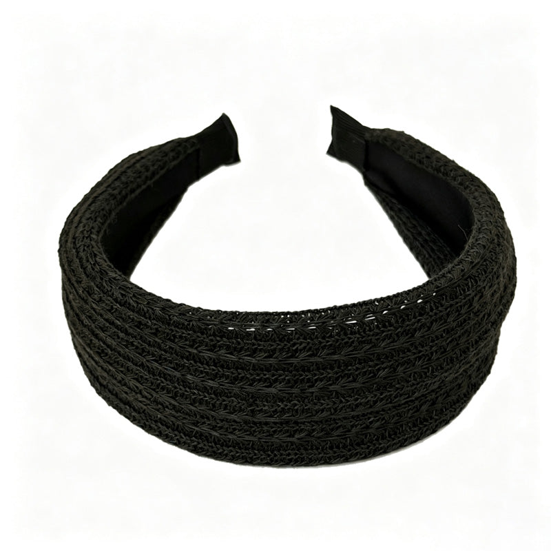 Elegant Hollow Out Knit Wide Headband 6W6HBD321