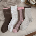 Bowknot Ruffled Slouch Socks - DippedShop Wholesale - #5507