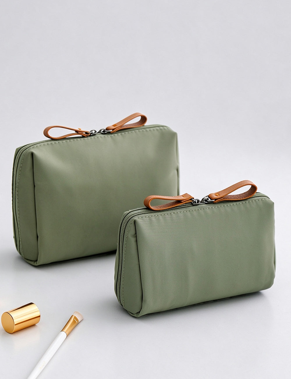 Minimalist Solid Color Portable Makeup - DippedShop Wholesale - #0611