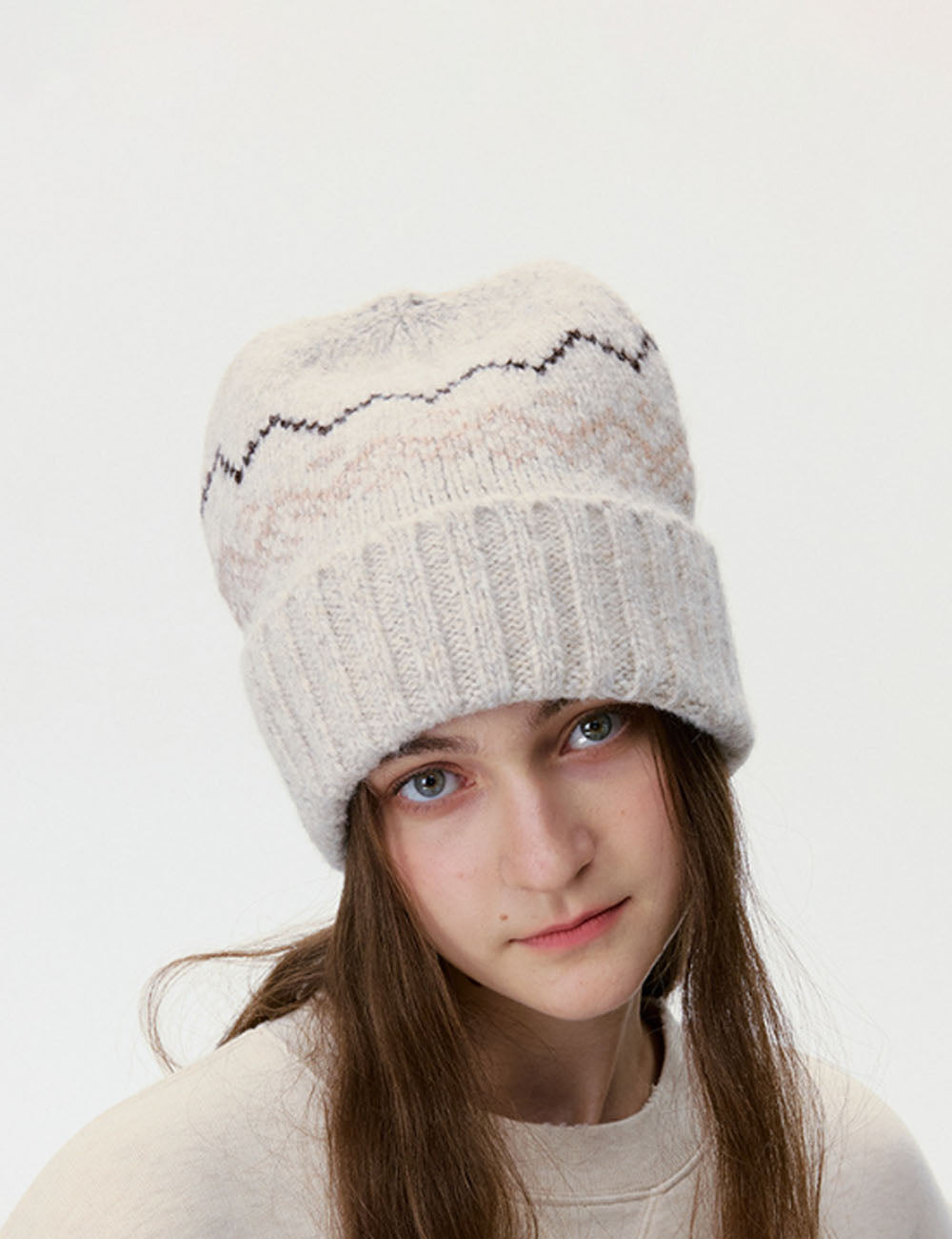 Jacquard Beanie Hat - DippedShop Wholesale - #9747