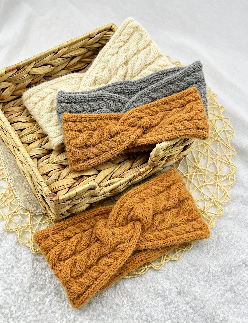 Twist Cross Knit Headband - DippedShop Wholesale - #0691