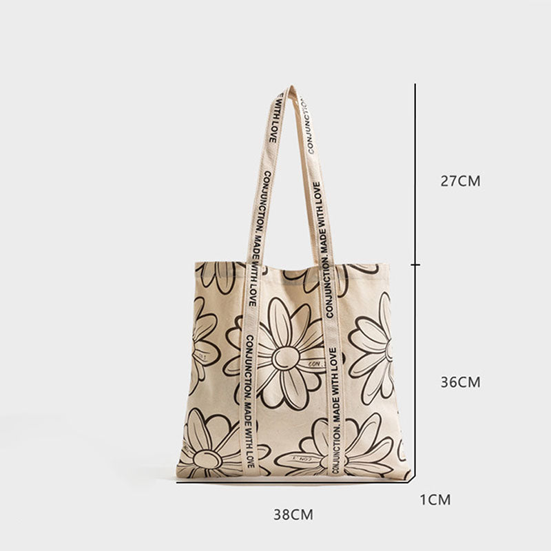 Fresh Floral Print Large Capacity Shoulder Bags 6W10BBG1346