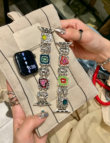 Dopamine Enamel Metal Chain Watch Band 6W6JWA103