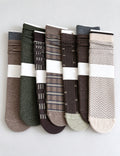 Plaid Slouchy Crew Socks - DippedShop Wholesale - #2307