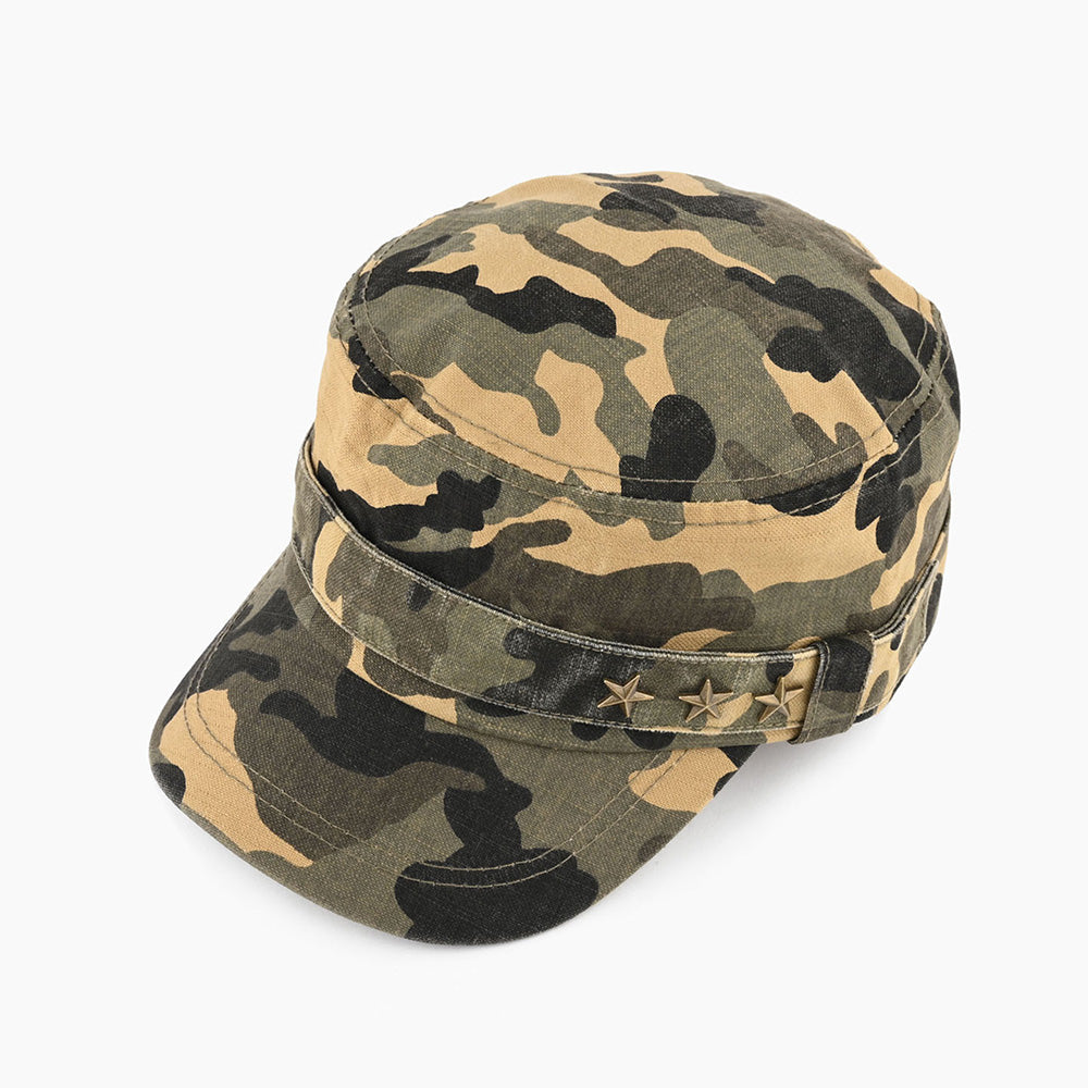 Trendy Streetwear Leopard Camo Star Baseball Cap 6W6HAT781