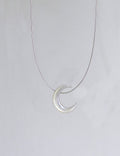 Invisible Fishing Line Crescent Moon Choker Necklace 6W6JNC1077