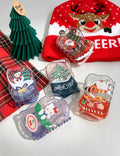 Christmas Theme Santa Claus Acrylic Hair Claw 6W6HCP1613