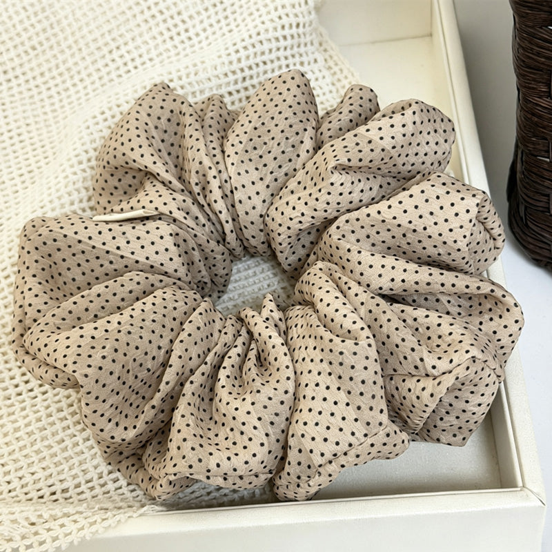 Minimalist Polka Dots Print Elastic Scrunchies 6W6HSR372