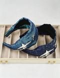 Elegant Starry Sky Pattern Metal Star Headband 6W6HBD403