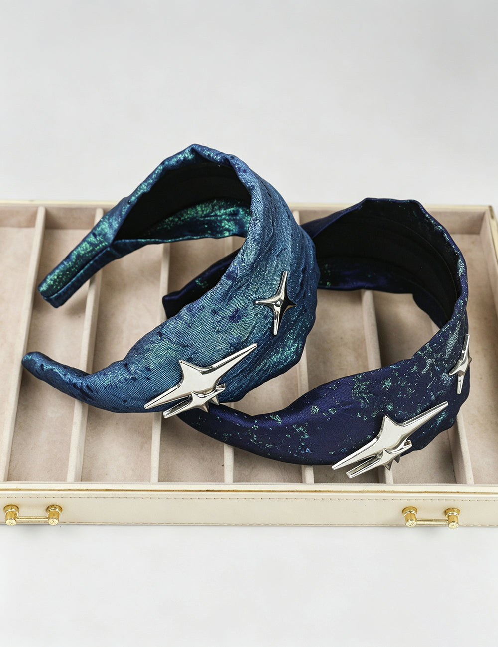 Elegant Starry Sky Pattern Metal Star Headband 6W6HBD403
