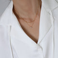 Fashion Double-Layer Rhinestone Choker Necklace 6W6JNC1074