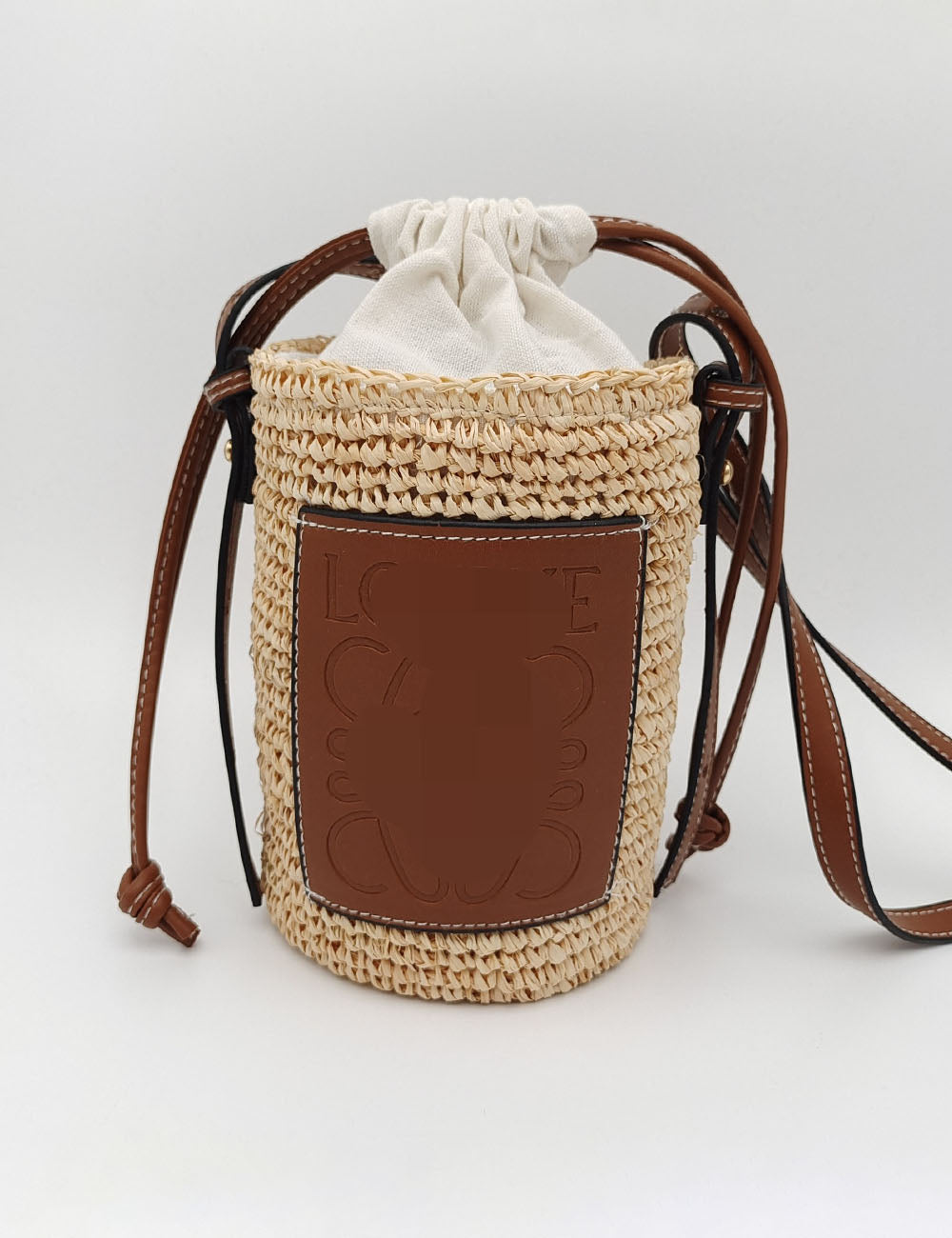 Straw Woven Bucket Bag - DippedShop Wholesale - #5683