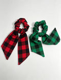 Christmas Plaid Hair Scrunchie - DippedShop Wholesale - #4963