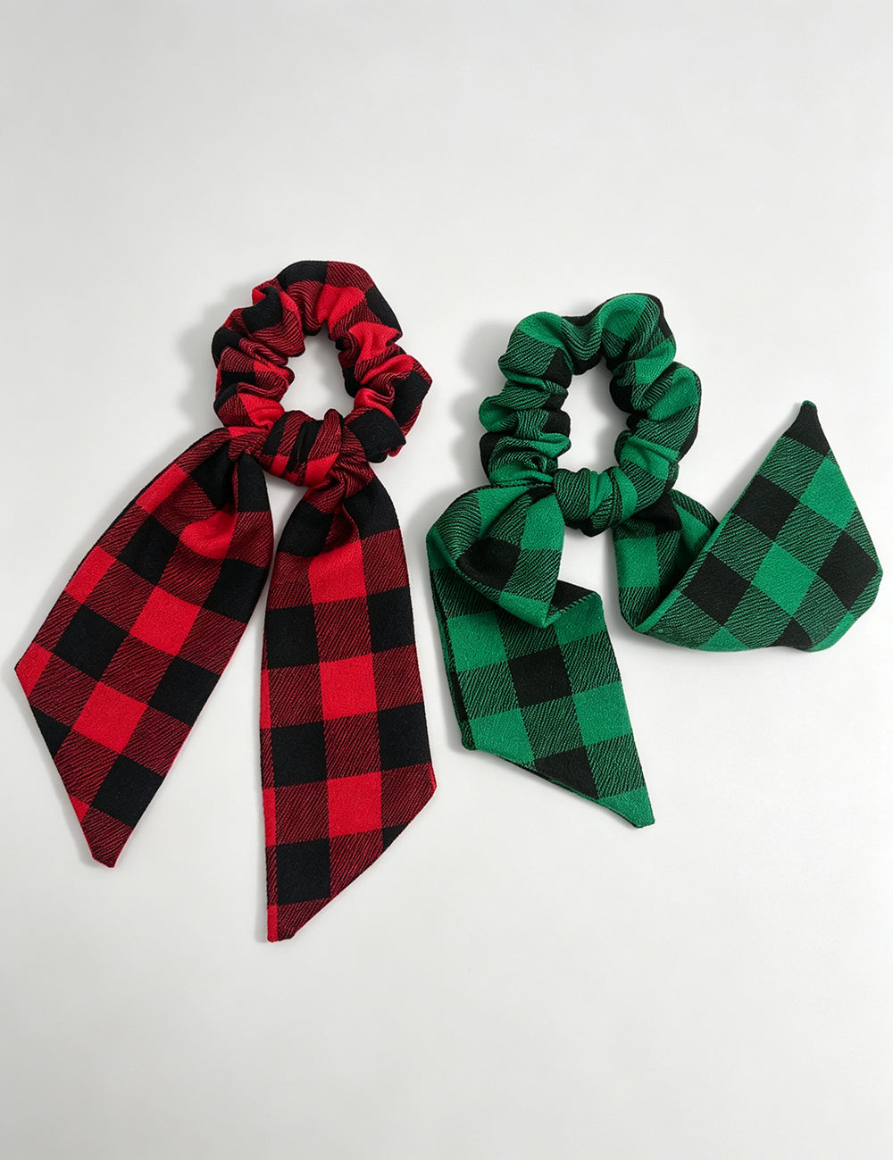 Christmas Plaid Hair Scrunchie - DippedShop Wholesale - #4963