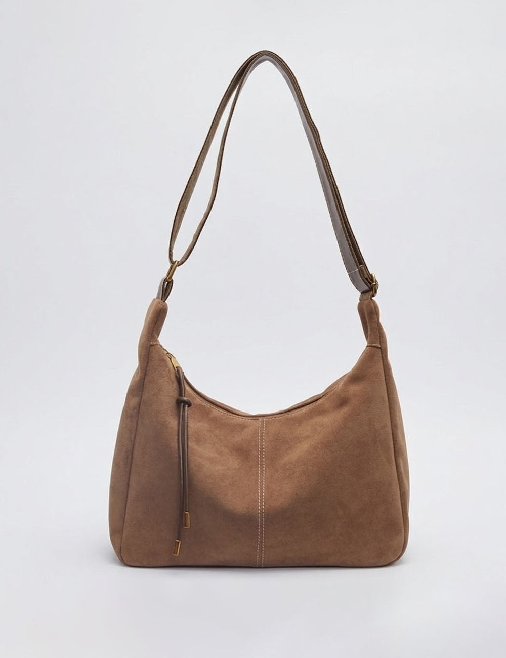 Suede Shoulder Bag - DippedShop Wholesale - #3987