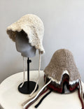 Knit Ear Flap Beanie - DippedShop Wholesale - #3955