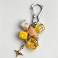 Polyhedron Dice Keychain Charm - DippedShop Wholesale - #1763