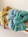 Winter Soft Wool-Blend Warm Knit Scarf 6W6NSC95