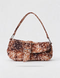 Vintage Distressed Deer Print Asymmetrical Shoulder Bag 6W10BBG2386