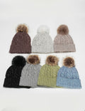 Cute Plush Pom-Pom Warm Knit Beanie Hat 6W6HAT633