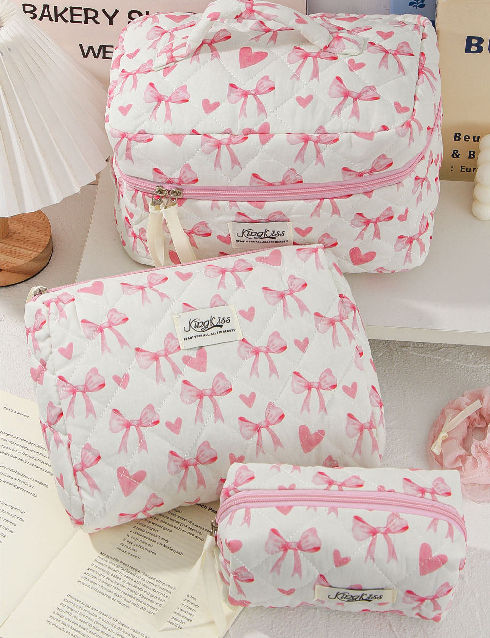 Quilted Cosmetic Bag - DippedShop Wholesale - #6419
