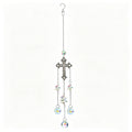 Vintage Gothic Cross Pendant Crystal Sun Catcher 6H7HLS196