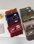 Jacquard Wool Blend Scarf - DippedShop Wholesale - #2387