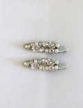 Pearl Crystal Flower Hair Clip - DippedShop Wholesale - #1299
