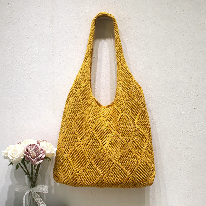 Slouchy Hollow Out Large Capacity Tote Bag 6W10BBG1782